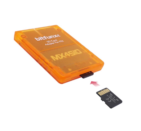 Adaptador de micro Sd Mx4SIO para PlayStation 2 con OPL